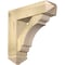 Ekena Millwork Olympic Arts and Crafts Rough Sawn Bracket w/ Offset Brace, Douglas Fir, 8"W x 28"D x 28"H BKT0806X28X28OLY03RDF - alternate 1